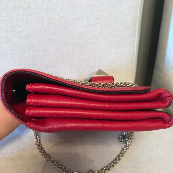 Valentino Lambskin Chain Bag - Picture 4 of 10